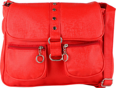 Incraze Women Formal Red PU Sling Bag
