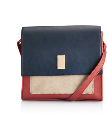 

Caprese Women Casual Brown, Beige Leatherette Sling Bag, Beige;brown
