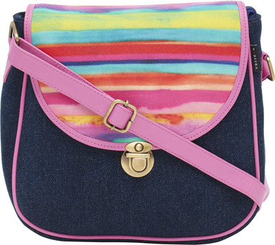 

Haqeeba Women Casual Multicolor Canvas Sling Bag