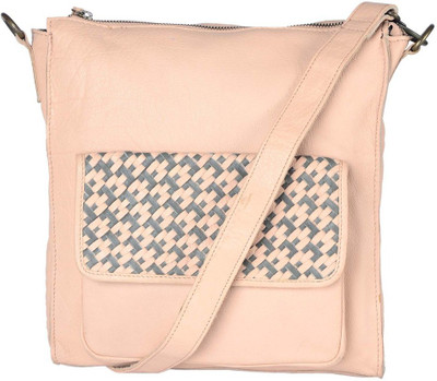 

Aditi Wasan Women Casual Beige Genuine Leather Sling Bag