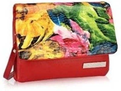 

Lino Perros Women Casual Red PU Sling Bag