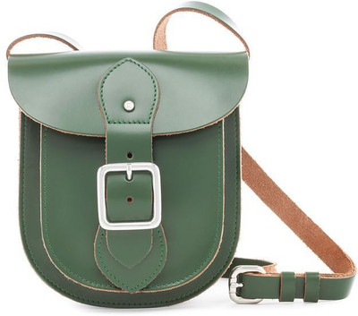 

Viari Women Casual Green Genuine Leather Satchel