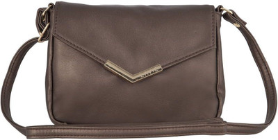 

Lavie Women Formal Brown PU Sling Bag
