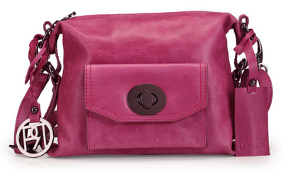 

Phive Rivers Women Casual Pink Genuine Leather Sling Bag