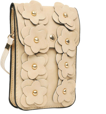 

Hawai Women Evening/Party Khaki PU Sling Bag
