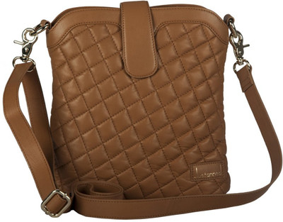 

Justanned Women Casual Tan Genuine Leather Sling Bag