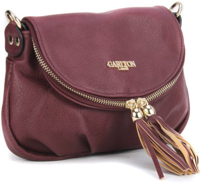 

Carlton London Women Casual Maroon Sling Bag