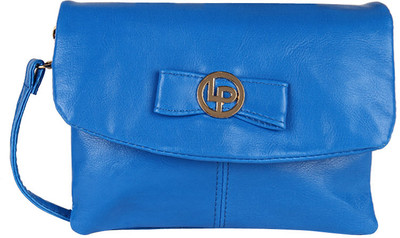 Lino Perros Women Casual Blue PU Sling Bag
