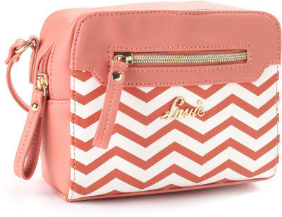 

Lavie Women Casual White, Orange Sling Bag, Orange;white