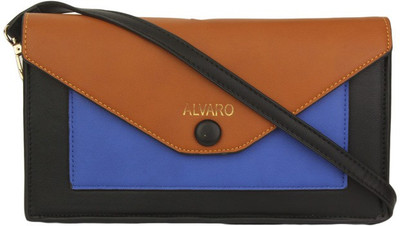 

Alvaro Castagnino Women Casual Blue PU Sling Bag