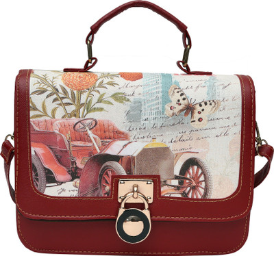 

Hawai Women Evening/Party Multicolor PU Sling Bag