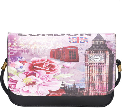 

Hawai Women Evening/Party Multicolor PU Sling Bag
