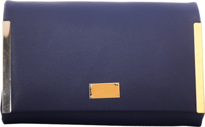 

Kleio Women Evening/Party Blue PU Sling Bag