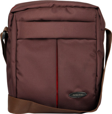 

Aoking Men & Women Casual Brown Nylon Sling Bag