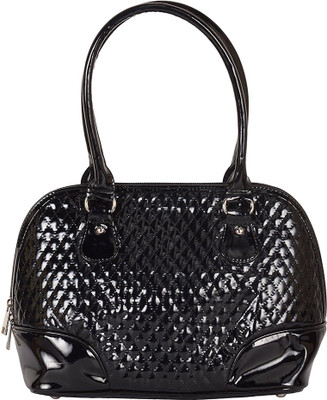 

global impex Women Casual Black PU Shoulder Bag