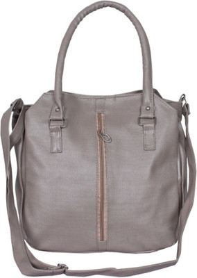 Only4you Women Casual Grey PU Hand-held Bag