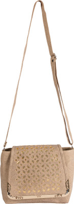 

Starz Women Casual Beige PU Sling Bag