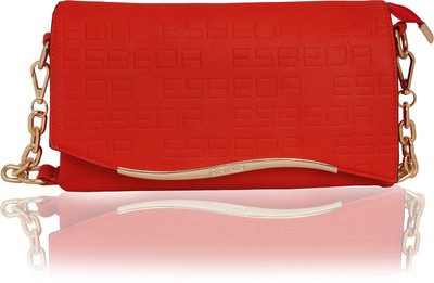 

Esbeda Girls Evening/Party Red PU Sling Bag