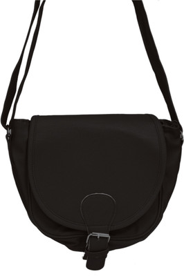 

Zasmina Girls Casual Black PU Sling Bag