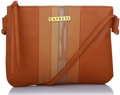

Caprese Women Casual Brown Leatherette Sling Bag