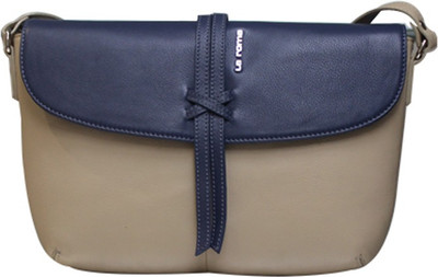 

La Roma Women Casual Beige Genuine Leather Sling Bag