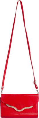 

Starz Women Casual Red PU Sling Bag