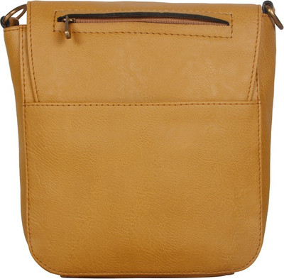 

Purseus Women Casual Beige PU Sling Bag