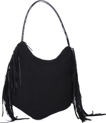 

Matchbox Maison Women Casual Black Genuine Leather Sling Bag