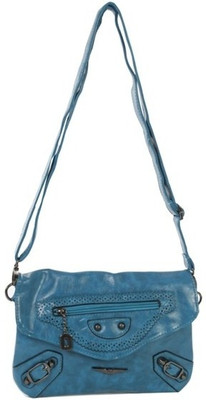

Lino Perros Women Casual Blue PU Sling Bag