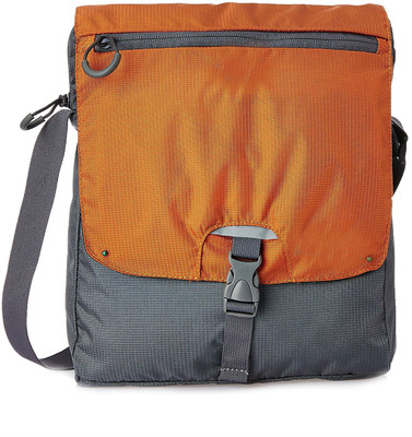 

Creative India Exports Men & Women Casual Orange, Grey Nylon Messenger Bag, Grey;orange
