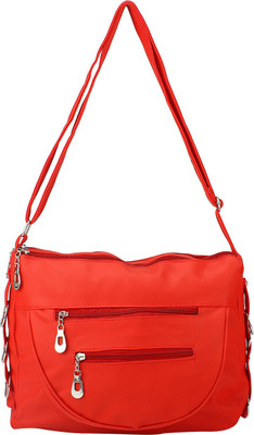 

Cottage Accessories Women Casual Red PU Sling Bag