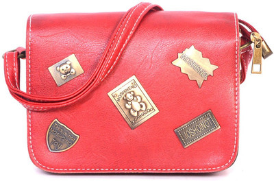 

Bags Craze Women Casual Maroon PU Sling Bag