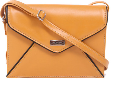 

Adaira Girls Casual Yellow PU Sling Bag