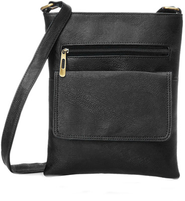 

Creative India Exports Women Casual Black Polyester Sling Bag