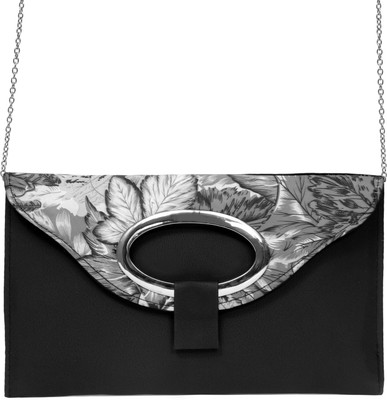 

Zasmina Girls Evening/Party Black PU Sling Bag