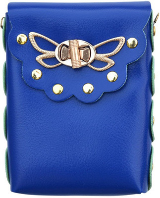 

MOOI-ZAK Girls Evening/Party Blue PU Sling Bag