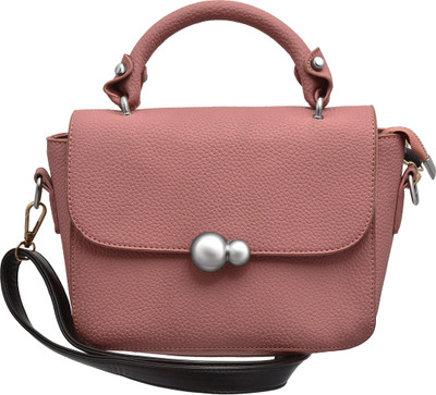 

tap fashion Women Casual Pink PU Sling Bag