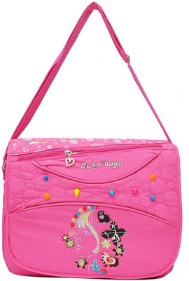 Hawai Women Casual Pink Polyester Sling Bag