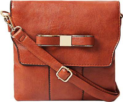 

Zoricane Women Casual Brown PU Sling Bag