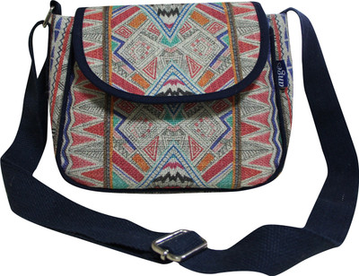 

Angesbags Women White Jute Sling Bag