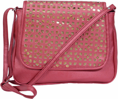 

Zasmina Girls Casual Pink PU Sling Bag