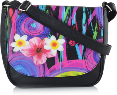 

Shaun Design Girls Casual Purple Leatherette Sling Bag