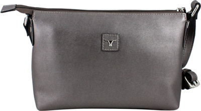 

Bulchee Women Casual Grey PU Sling Bag