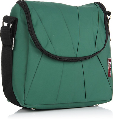 

Home Heart Women Casual Green PU Sling Bag