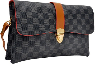 

Hawai Women Casual Black, Grey PU Sling Bag