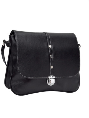 

Hawai Women Formal Black PU Sling Bag