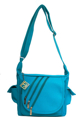 

Fashion Knockout Women Casual Green Leatherette Sling Bag