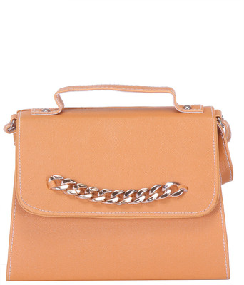 

Skyways Women Casual Orange Leatherette Sling Bag