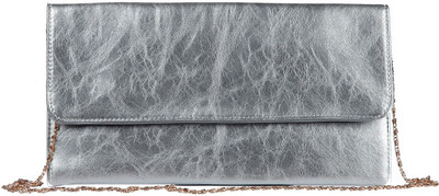 

Ketfight Women Casual Silver PU Sling Bag