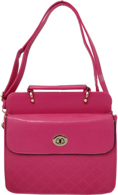 

Heels & Handles Women Formal Pink PU Sling Bag